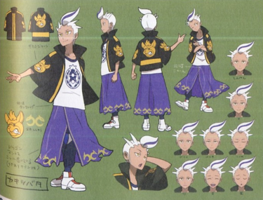 Bocetos del diseño de Levi.
