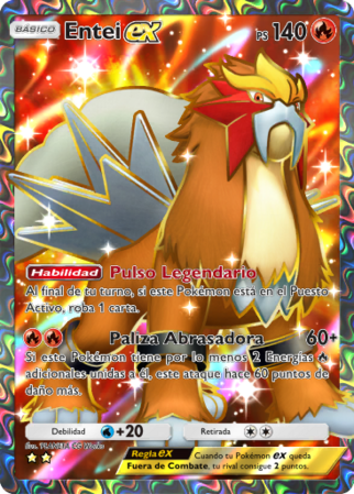 Entei ex (Manantial Oculto TCG Pocket) - WikiDex, la enciclopedia Pokémon