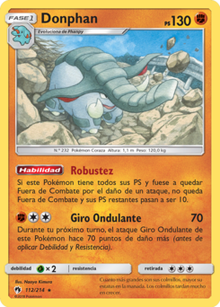 Carta de Donphan