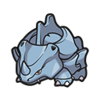 Icono de Rhyhorn en Pokémon HOME (v. 3.0.0)