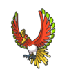Icono de Ho-Oh en Pokémon Escarlata y Púrpura