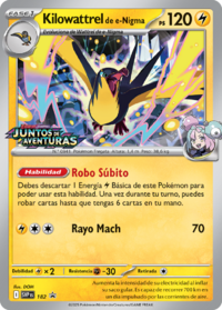 Kilowattrel de e-Nigma (SV Promo 182 TCG)