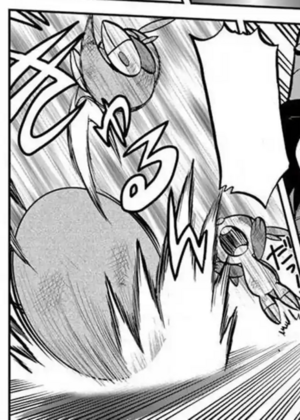 Chespin de X usando Rodada/Rodar.