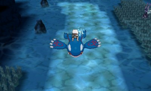 Bruno usando Buceo en RΩ/Zα sobre Kyogre.