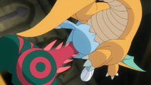 Dracovish de Ash usando branquibocado.