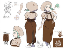 Bocetos del diseño de Araceli.