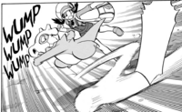 Cubone de Crystal/Cristal usando huesomerang.