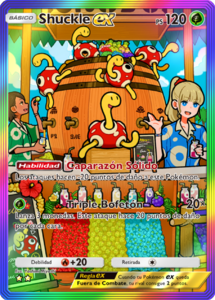 Versión (202/161) de la carta en Saber Marino y Celeste