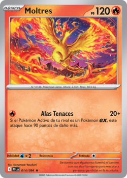 Moltres (Fuegos Fantasmales TCG) - WikiDex, la enciclopedia Pokémon