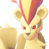 Icono de Pyroar hembra variocolor en Leyendas Pokémon: Z-A
