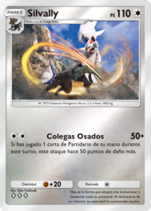 Versión (303/353) holo paralela de la carta en Sobre Deluxe ex