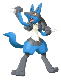 Lucario en Pokémon Ranger: Sombras de Almia.