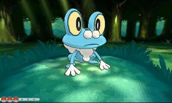 Froakie, Pokémon inicial de tipo agua