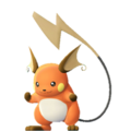 Imagen de Raichu variocolor hembra en Pokémon: Let's Go, Pikachu! y Pokémon: Let's Go, Eevee!