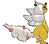 Imagen posterior de Mega-Ampharos en Pokémon X, Pokémon Y, Pokémon Rubí Omega, Pokémon Zafiro Alfa, Pokémon Sol, Pokémon Luna, Pokémon Ultrasol y Pokémon Ultraluna