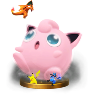 Trofeo del Smash Final de Jigglypuff en Wii U, Hinchazón.