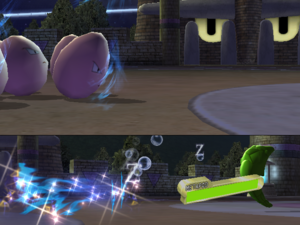 Comesueños en Pokémon Battle Revolution.