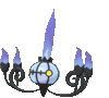 Imagen de Chandelure en Pokémon Espada y Pokémon Escudo