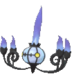 Imagen de Chandelure en Pokémon Espada y Pokémon Escudo