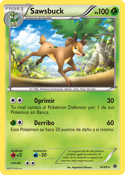 Archivo:Sawsbuck Fuerzas Emergentes TCG.png