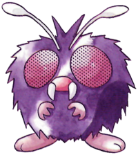 Venonat en Pokémon Rojo y Verde.