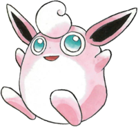 Wigglytuff en Pokémon Rojo y Verde.