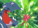 EP583 Carnivine usando recurrente sobre Gabite.png