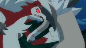 Lycanroc nocturno usando contraataque.