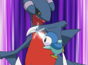 Piplup usando picotazo.