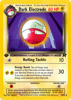 Carta de Dark Electrode