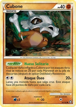Carta de Cubone