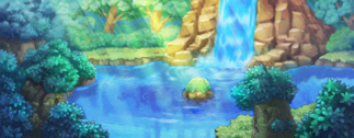 Lago Cascada en Equipo de Rescate DX