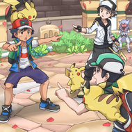 Ilustración de Pokémon Masters EX.