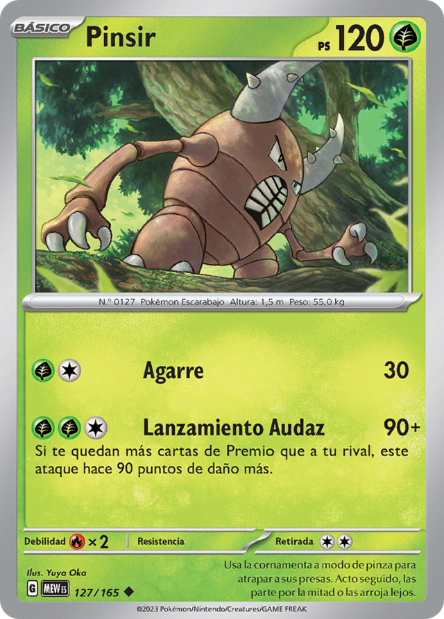 Pinsir (151 TCG) WikiDex, la enciclopedia Pokémon
