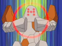 Regirock de Brandon/Valente usando fijar blanco/cerrojo. Lanza un círculo...