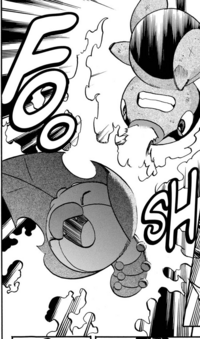 Tepig usando ascuas.