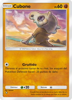 Carta de Cubone
