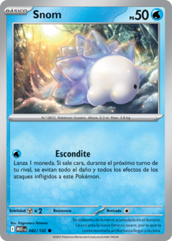 Snom (Megaevolución TCG) - WikiDex, la enciclopedia Pokémon