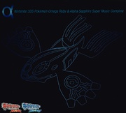 Artwork del CD japonés mostrando a Kyogre.