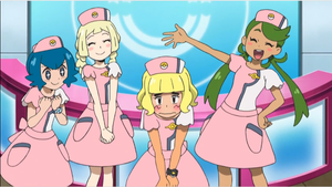Ash vestido de enfermera en el EP1011.