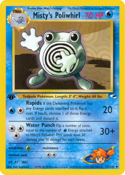 Archivo:Misty's Poliwhirl (Gym Heroes TCG).png