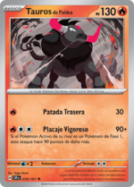 Tauros de Paldea (Chispas Fulgurantes 18 TCG).png