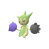 Imagen de Roselia variocolor hembra en Pokémon Diamante Brillante y Pokémon Perla Reluciente