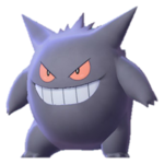 Imagen de Gengar variocolor en Pokémon: Let's Go, Pikachu! y Pokémon: Let's Go, Eevee!