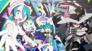 Hatsune Miku siniestra en Glorious Day