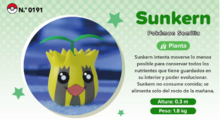 Información de Sunkern
