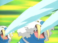 Walrein usando pistola agua.