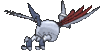 Imagen posterior de Skarmory en Pokémon X, Pokémon Y, Pokémon Rubí Omega, Pokémon Zafiro Alfa, Pokémon Sol, Pokémon Luna, Pokémon Ultrasol y Pokémon Ultraluna