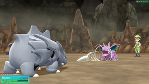Ataque Cuerno/Cornada en LGPE.