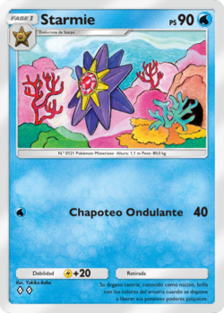 Carta de Starmie